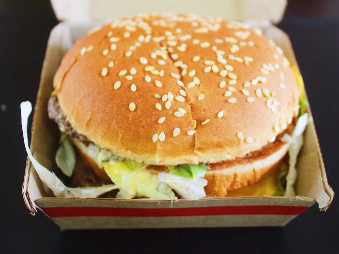 The first Big Mac sold for 45 cents.