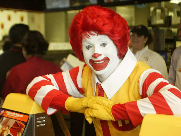 Ronald McDonald was almost a cowboy or spaceman, rather than a clown, but those ideas were quickly thrown out.