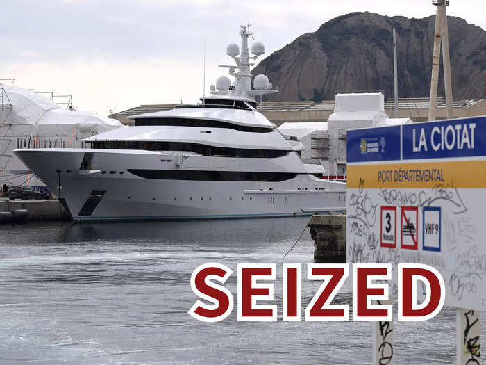 Sechin has been called the most powerful man in Russia, after Putin. His $120 million superyacht "Amore Vero" was seized the first week of March by French authorities.