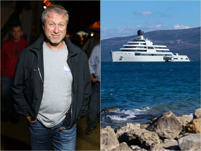 Abramovich has at least 78 offshore assets, according to the tracker. This includes three private helicopters and planes, 37 apartments, seven homes, and his $600 million yacht, "Solaris."