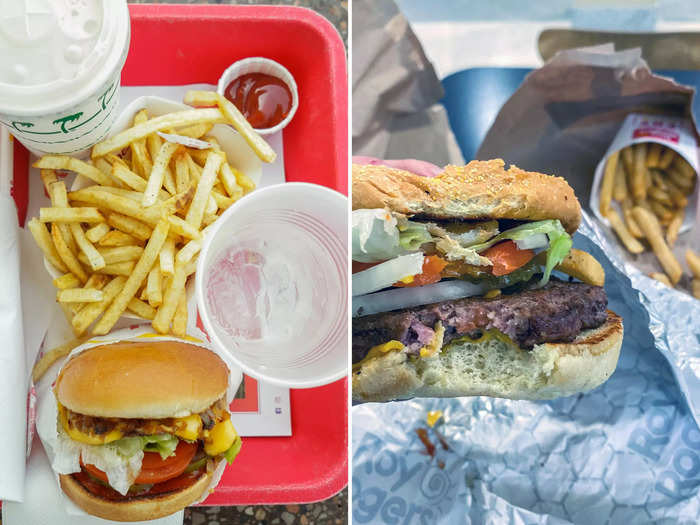 After eating at Roy Rogers, I think both chains serve top-notch fast-food burgers. But at Roy Rogers, the patty is tastier.