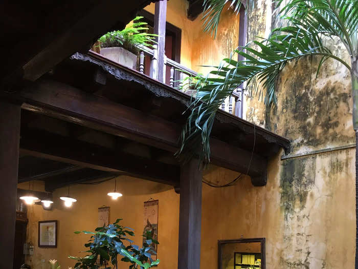 The older homes tend to have a courtyard to allow for natural light and ventilation.