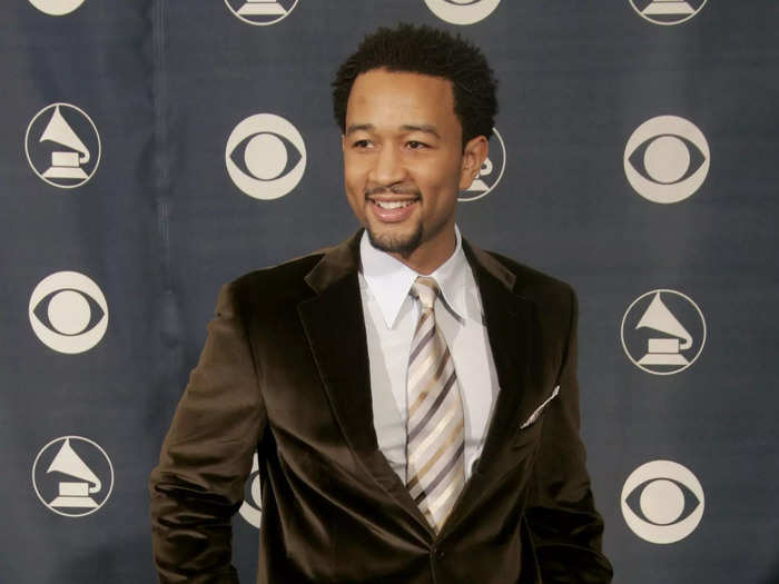 John Legend won big at his first Grammys in 2005.