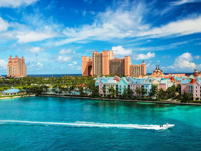 The couple landed in the Bahamas on March 24, according to Page Six. While on the island — where they encountered further protests, according to Newsweek — they spent two nights at The Cove at Atlantis Paradise Island, representatives of the luxury hotel told Insider.