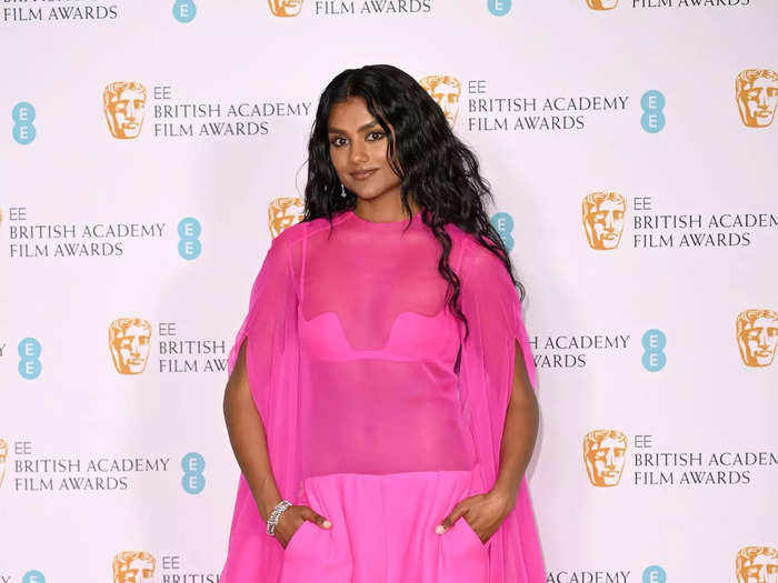 Ashley showed the colorful side of her daring style at the EE British Academy Film Awards in March of this year.