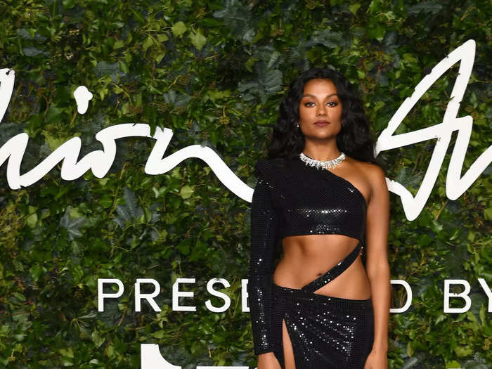 Later that same month, for the 2021 Fashion Awards, Ashley sported even bolder cutouts.