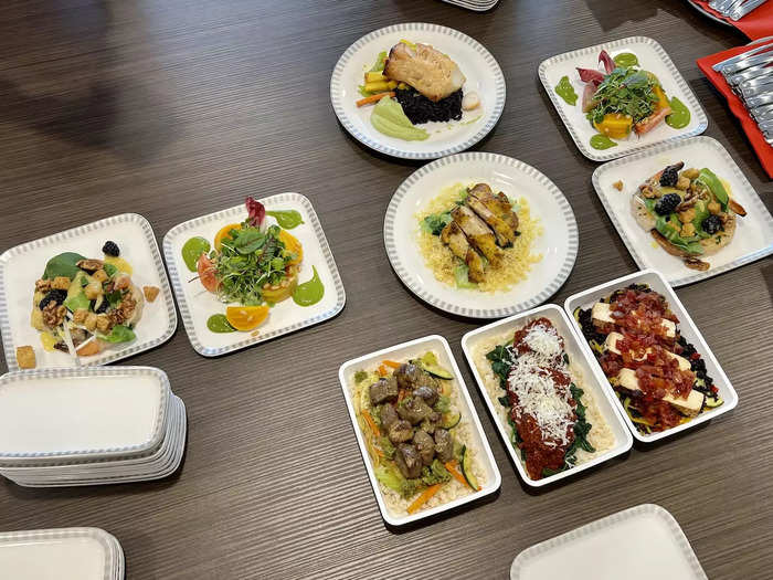 The carrier gave media a behind-the-scenes look at the "wellness meals" that will be on flights departing New York area airports, including JFK and Newark — take a look.