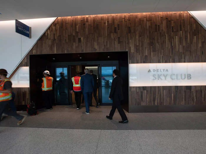 Also part of the modernization project is a brand new 30,000-square-foot Delta Sky Club set to open in April. The space includes an indoor/outdoor double bar, a year-round outdoor Sky Deck, and premium showers, among other amenities.