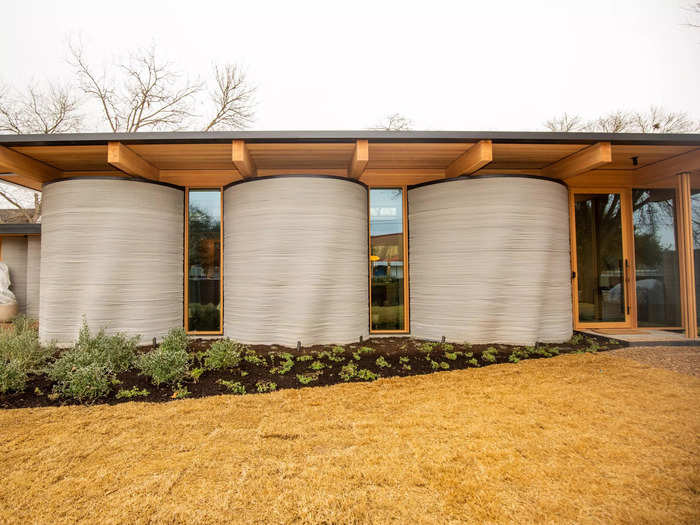 The rounded walls caught my attention as I drove by the Austin, Texas home for the first time …