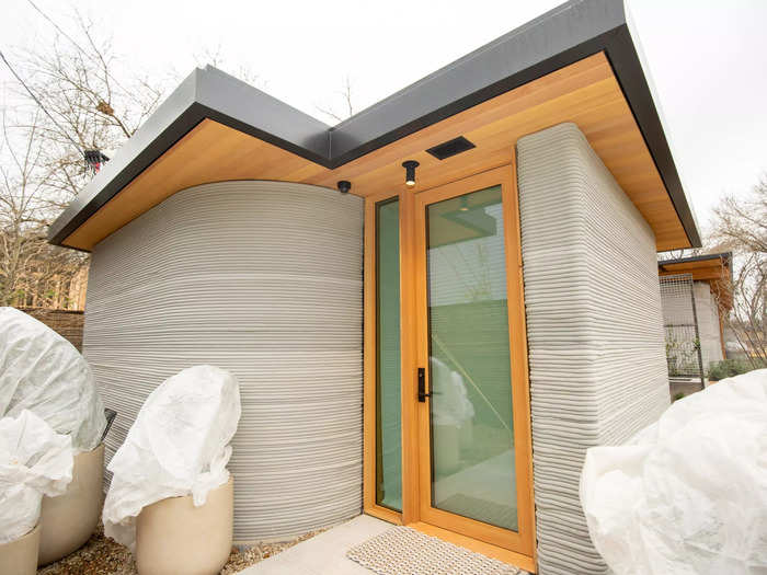 The walls of the main home and its accessory dwelling unit were printed at the same time in eight days despite weather and hardware issues.