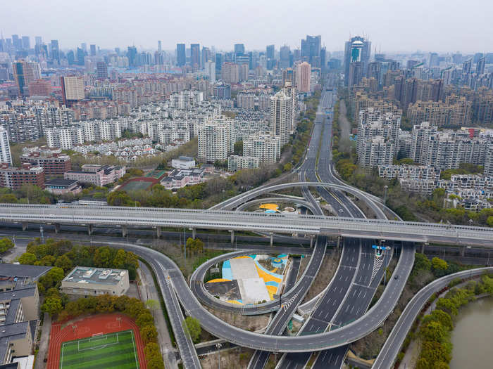 Shanghai has come to a standstill with all of the city