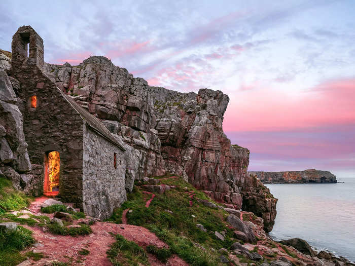 Learn about Welsh mythology with a visit to St. Govan