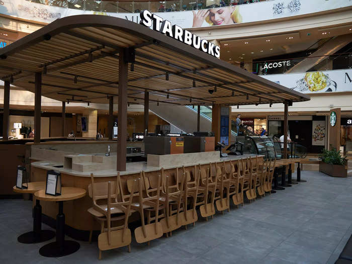 Starbucks also halted sales and closed stores in Russia on March 8. Starbucks syrups were being sold on Avito for 2,500 rubles, or around $30, while coffee was going for 5,000 rubles, or almost $60.