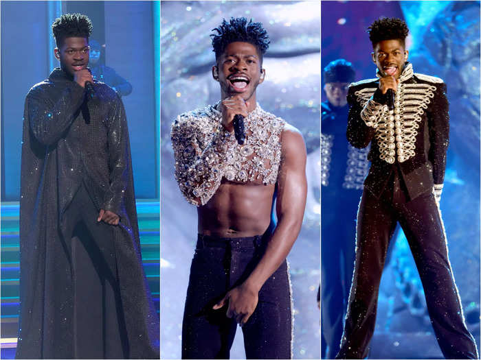 Every costume change during his Grammys performance proved more and more daring.