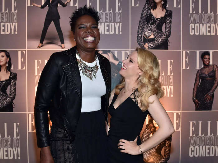 Leslie Jones, who is 6 feet tall, and Kate McKinnon, who is 5 feet 3 inches, starred together on "Saturday Night Live" and in the 2016 reboot of "Ghostbusters."