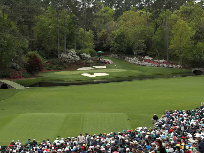But like many golf courses, there is good fishing at Augusta National. The players, though, don