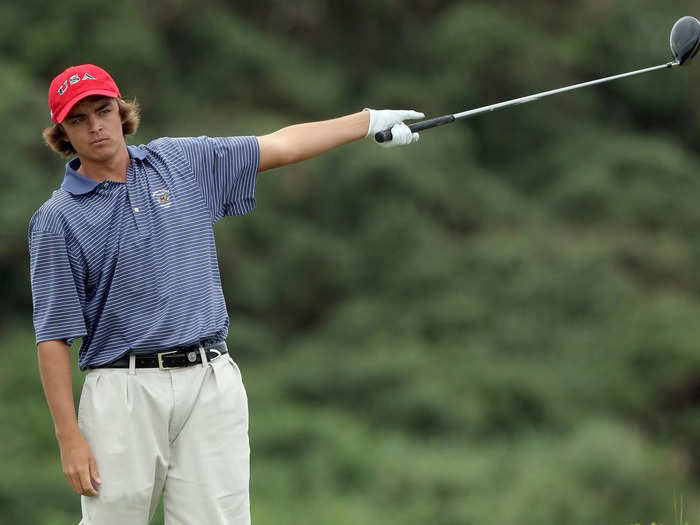 Rickie Fowler in 2007 (age 18).