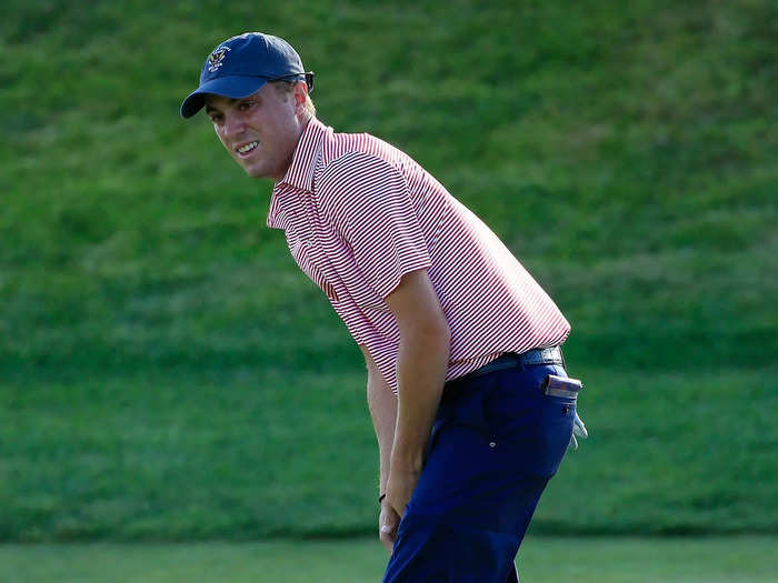Justin Thomas in 2013 (age 20).
