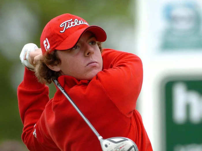 Rory McIlroy in 2007 (age 17).