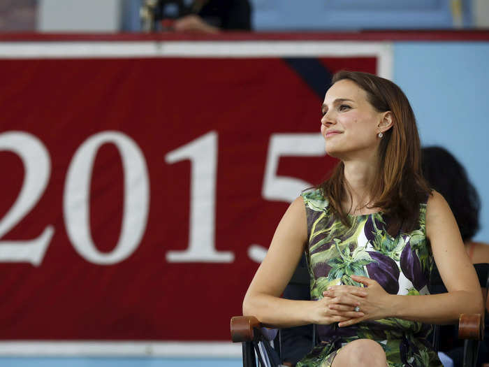 Natalie Portman took a break from acting to study psychology at Harvard, and she returned to address graduating students in 2015.