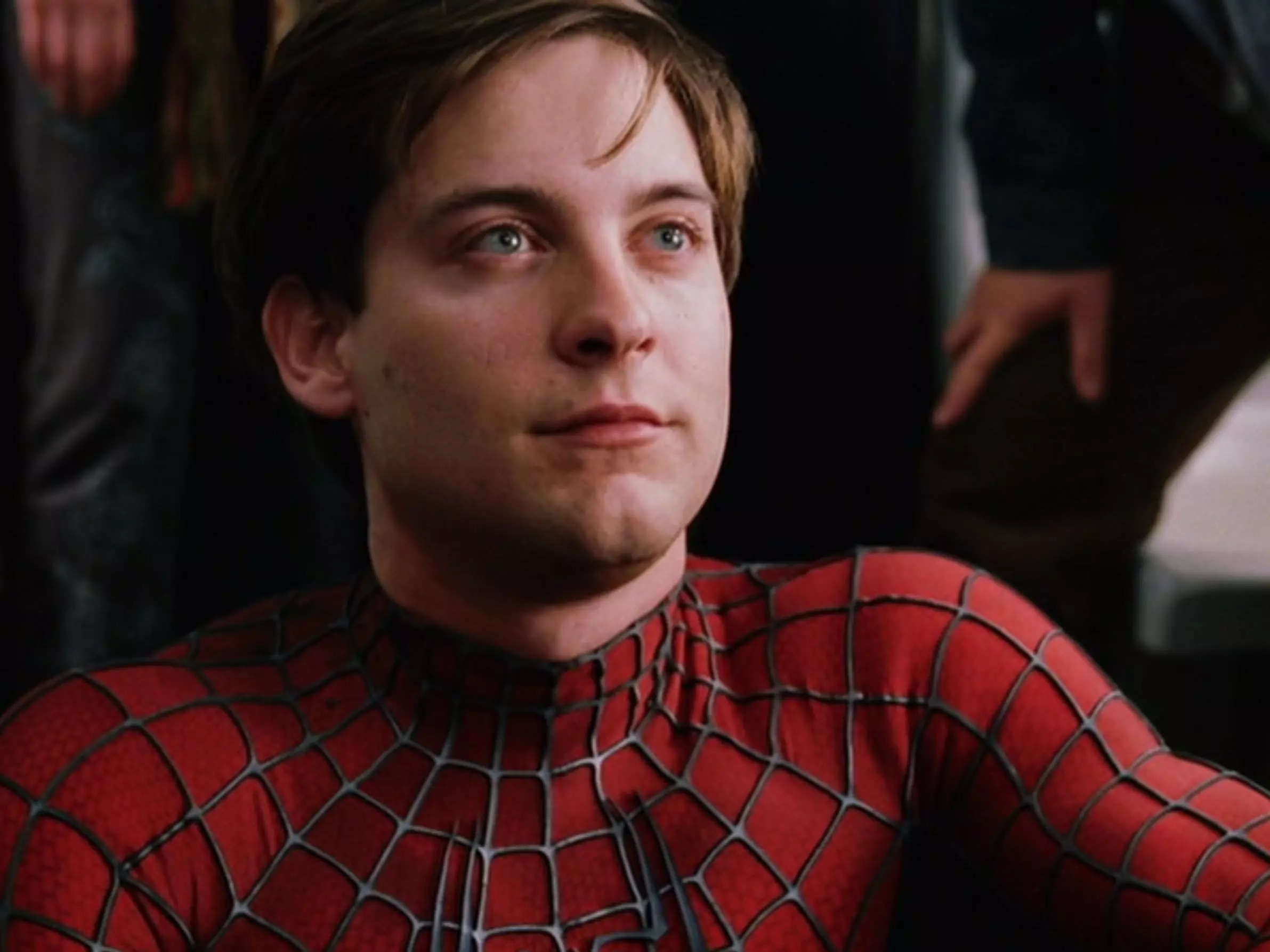 Tobey Maguire as Peter Parker/Spider-Man in "Spider-Man 2."