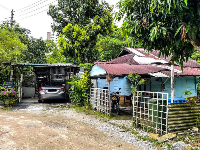 The homes did not always have fences — residents started barricading their properties in the late 2000s.