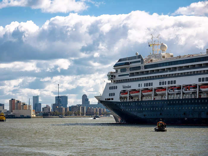 The ship will stay stationed in Rotterdam for the full three months, allowing passengers to access other services in the city as needed.
