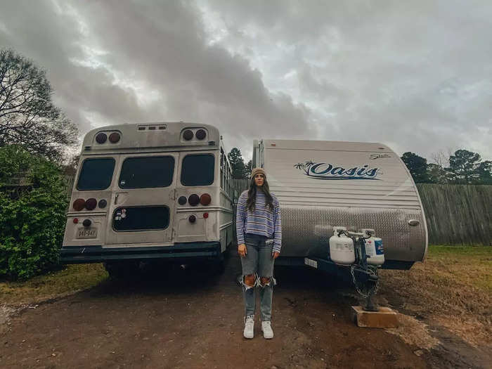 McLarry said her camper now feels like home.