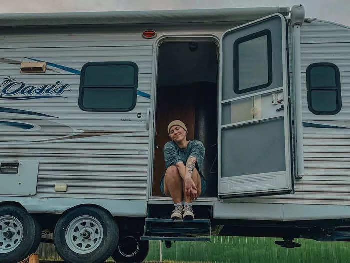 McLarry upgraded a 2015 camper she found on Facebook Marketplace for $7,500.