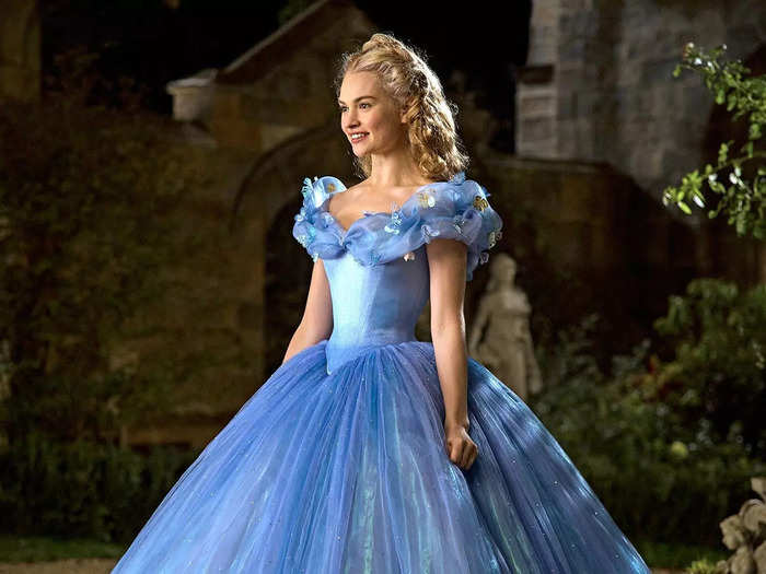 In her biggest role to date, James played Cinderella in the 2015 live-action remake.
