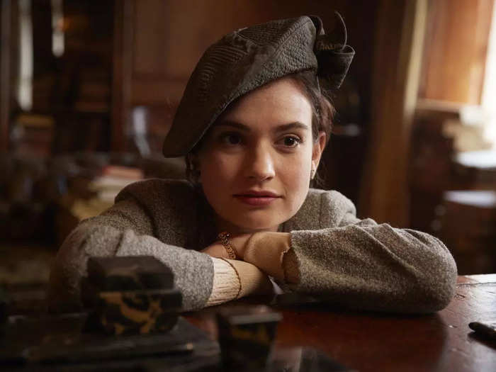 James traveled back in time to World War II again in the 2018 Netflix film "The Guernsey Literary and Potato Peel Pie Society."