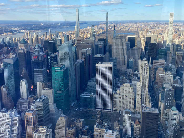 This was basically the same view from a little bit higher up. But at least I could look at Central Park and the rest of upper Manhattan without freezing in the wind.