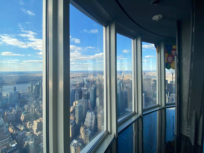 As I had the more expensive ticket, I made my way up even higher to the 102nd floor