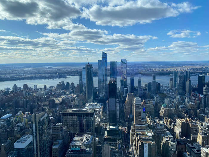 Even from behind a thick glass window, the views were breathtaking. But I only really walked around for a few minutes before making it to the main attraction ...