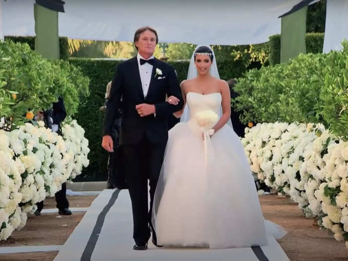 Kim Kardashian married NBA star Kris Humphries in a lavish ceremony that reportedly cost $10 million.