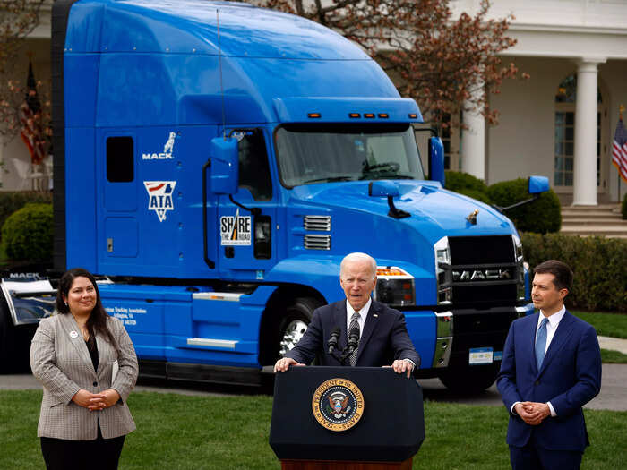 Biden says investment bankers 'could all retire and nothing much would change,' but if truckers