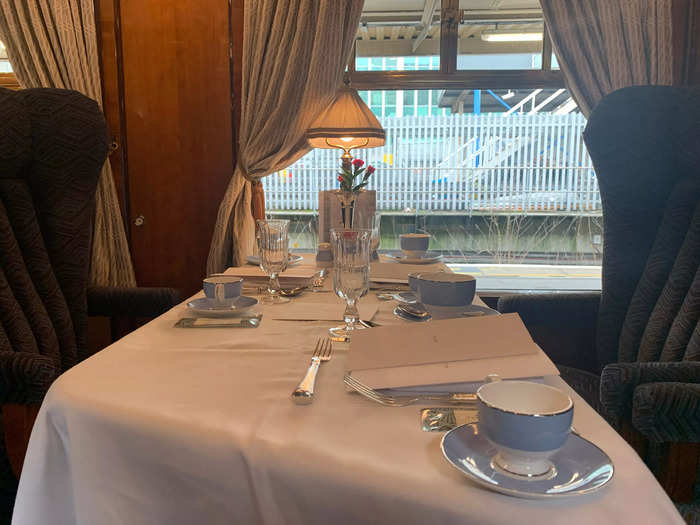 Craig told Insider that the train usually welcomes a range of guests on board. "On one recent lunch journey we had different parties of guests celebrating a 21st, 30th, 40th, 50th, 60th, and 70th, along with an amazing former Spitfire pilot from World War II who was celebrating his 101st," he said.