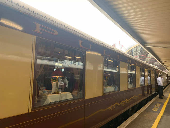 The train is the sister train of the Venice-Simplon Orient Express. Both trains were refurbished and relaunched by the same founder, James Sherwood, in 1982.