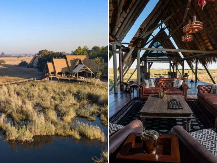 This luxury lodging for African safaris takes glamping to unheard levels with personal safari guides, private swimming pools, and a wine cellar.