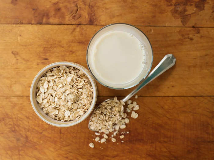 Muesli bread is packed with oats.