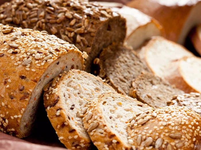 Wholegrain seeded bread