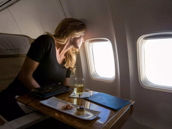 The 48 travelers will explore the world on a chartered Boeing 757 outfitted with leather seats that have built-in massage systems and adjustable head and lumbar support.