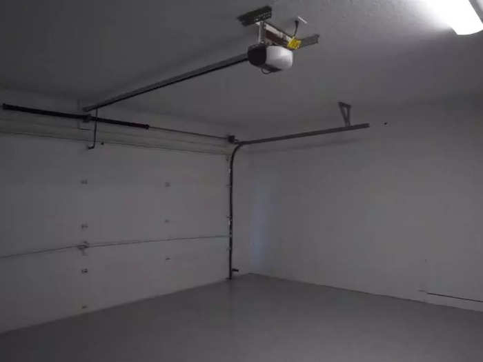 ... but the finished garage was completely transformed.