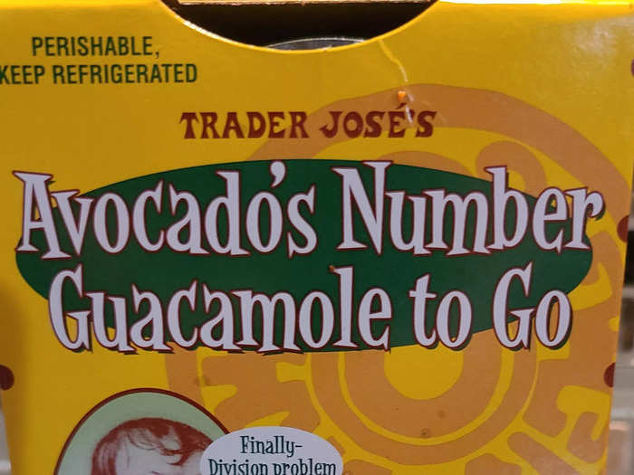 The individual packs of guacamole are great for lazier days.