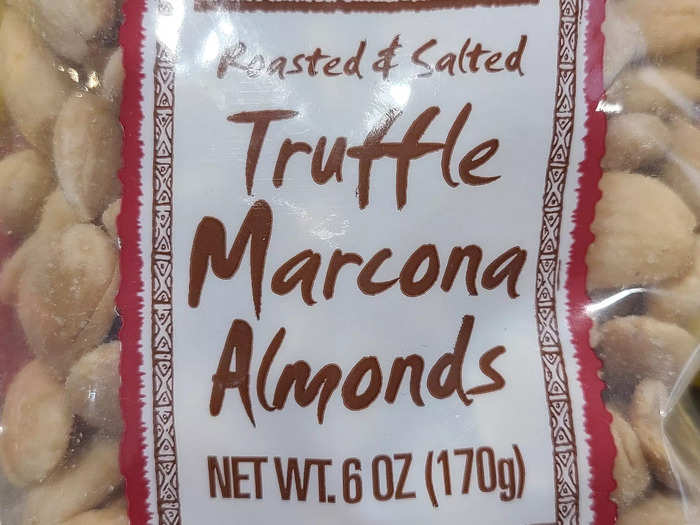 Truffle marcona almonds are a great snack.