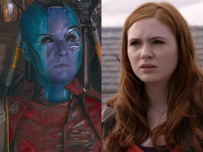 Karen Gillan starred as Amy Pond in "Doctor Who" shortly before her MCU debut.