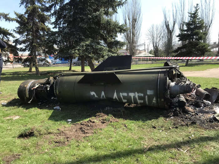 A Russian rocket that struck a Ukrainian train station and killed dozens of people had 