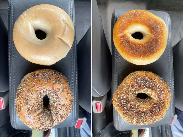 These bagels tasted and looked the most like the ones I