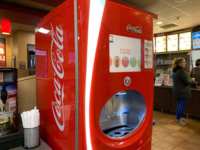 The restaurant had a Coca-Cola Freestyle machine, which I always appreciate.
