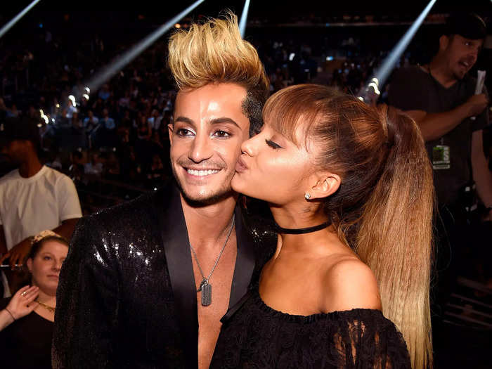 Ariana Grande stood up for her brother Frankie in 2014 after an online troll called him a homophobic slur.